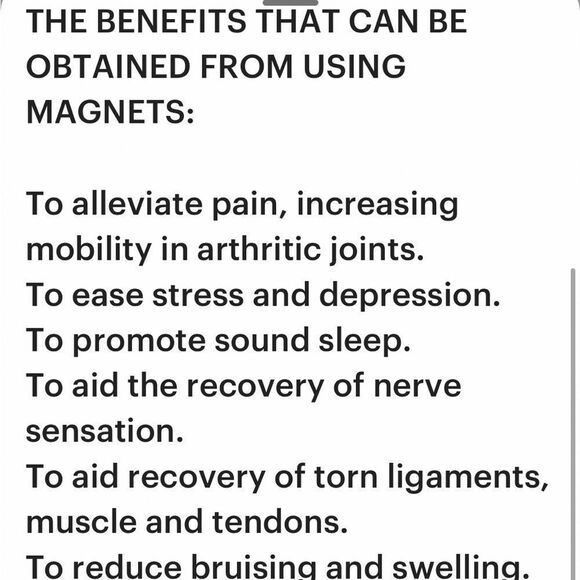 Hematite magnetic green beaded stretchy bracelet - Picture 7 of 7